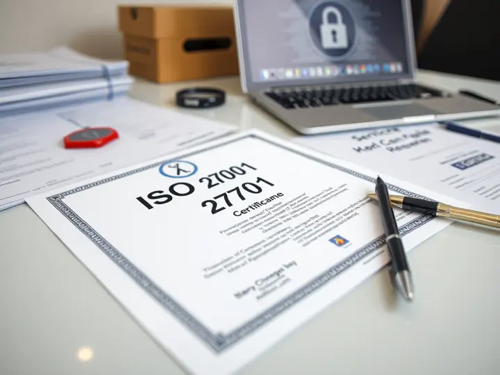 ISO 27001认证证书特写